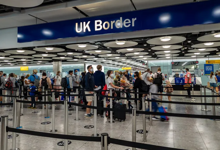 uk travel border